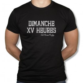 Tshirt Rugby DIMANCHE XV HEURES homme