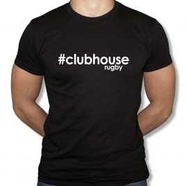 Tshirt Rugby HASHTAG CLUBHOUSERUGBY homme