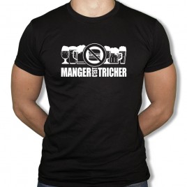 Tshirt Rugby MANGER C'EST TRICHER homme