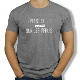 Tshirt Rugby SOLIDE homme