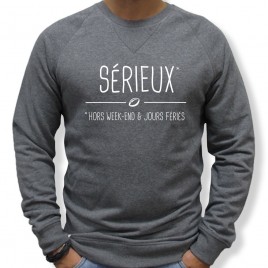 Sweat Rugby SÉRIEUX homme