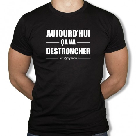 Tshirt Rugby Ca va Destroncher