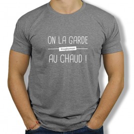 Tshirt Rugby ON LA GARDE AU CHAUD homme