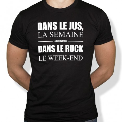 Tshirt Rugby Dans le jus homme