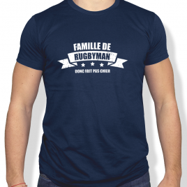 Tshirt Rugby FAMILLE DE RUGBYMAN homme