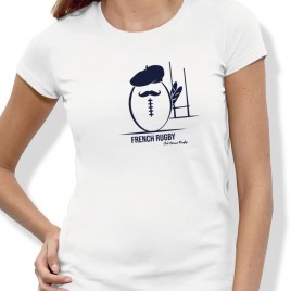 Tshirt Rugby FRENCH RUGBY femme