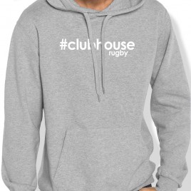 Sweat Capuche Rugby HASHTAG CLUBHOUSERUGBY homme