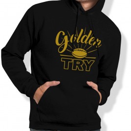 Sweat Capuche Rugby GOLDEN TRY homme