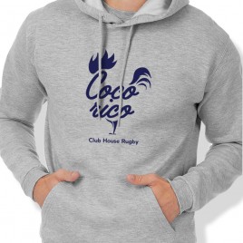 Sweat Capuche Rugby COQ'ORICO homme