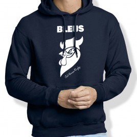 Sweat Capuche Rugby BLEUS homme